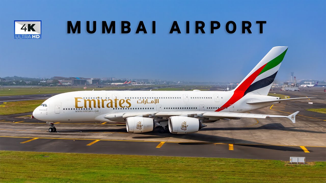Mumbai Airport | Close shots | Mumbai Plane Spotting | Plane Spotting 2024 | MEGA Compilation 4K UHD
