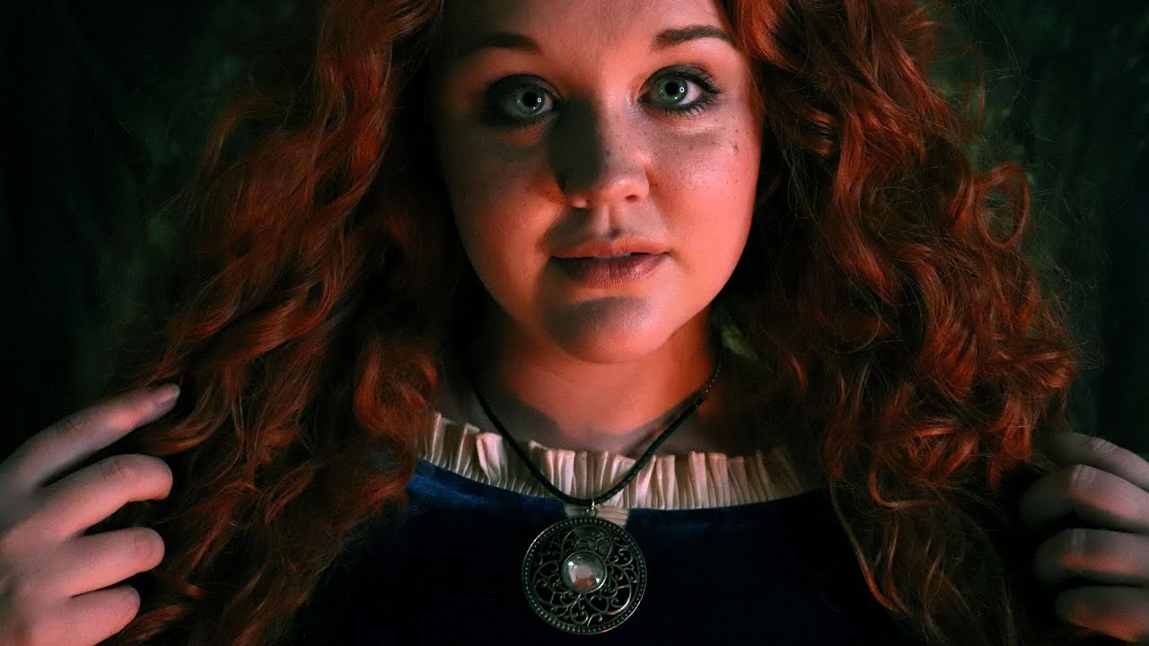 ASMR Merida the Brave Helps You in the Woods (Soft-Spoken, Forest and Campfire Ambiance)