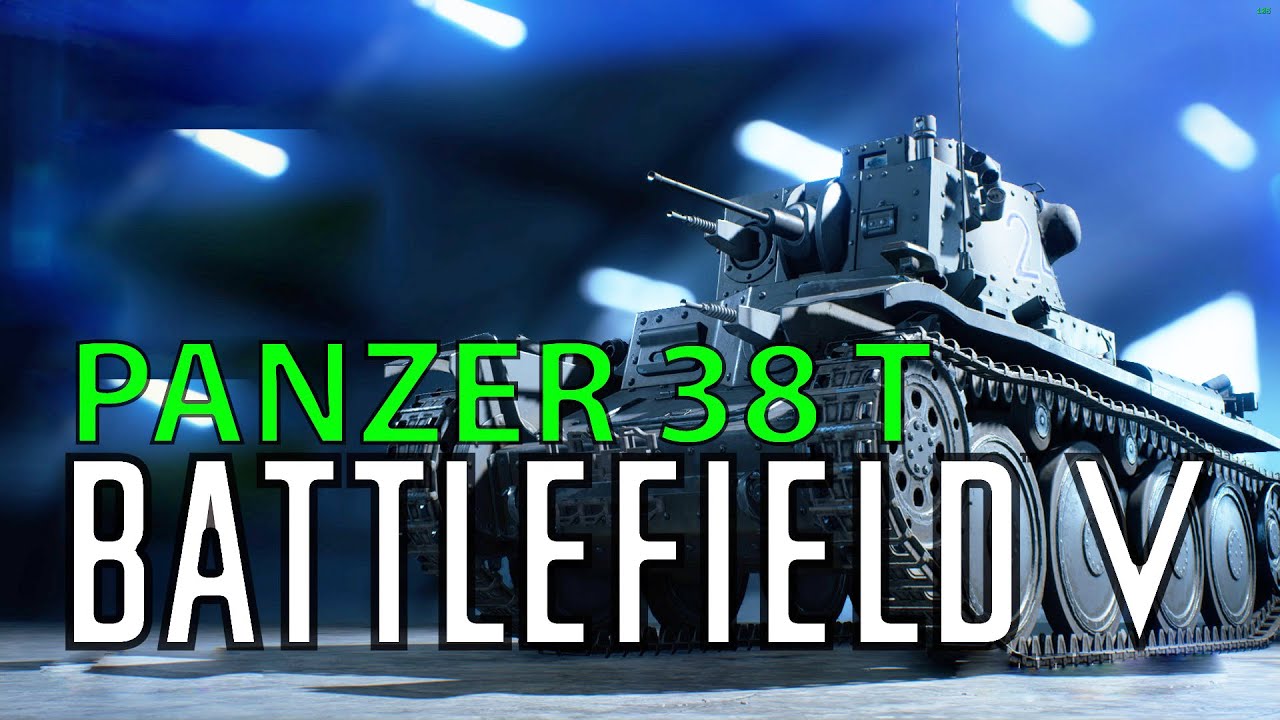 battlefield v panzer 38 T light tank  in action and specializations