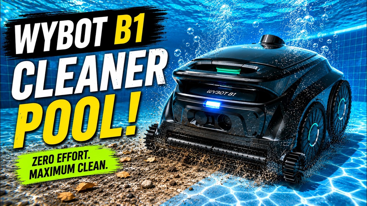The WYBOT B1 Might Be the Smartest Pool Cleaner Yet | Wybot B1 Robot Pool Cleaner