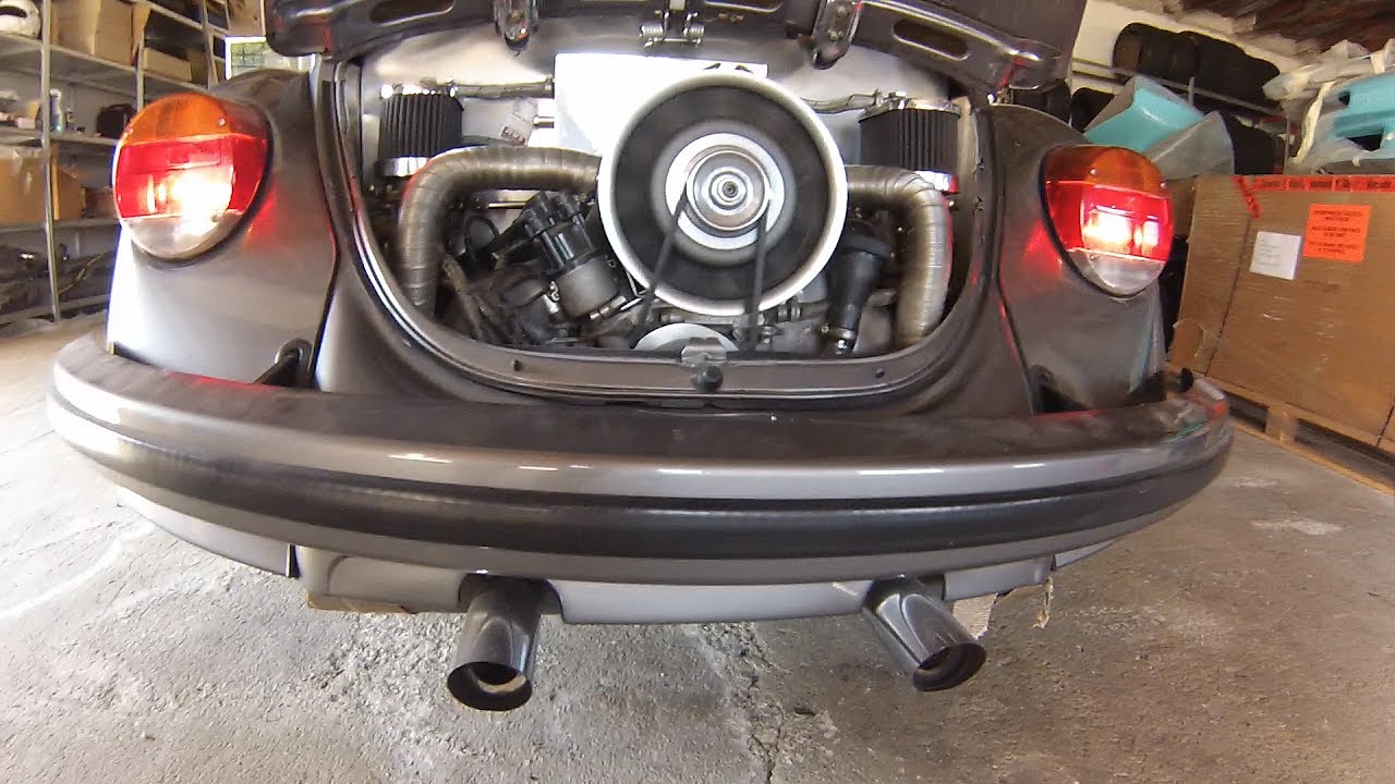 VW Beetle with 180hp Porsche Engine DRIVE & SOUND 1080p