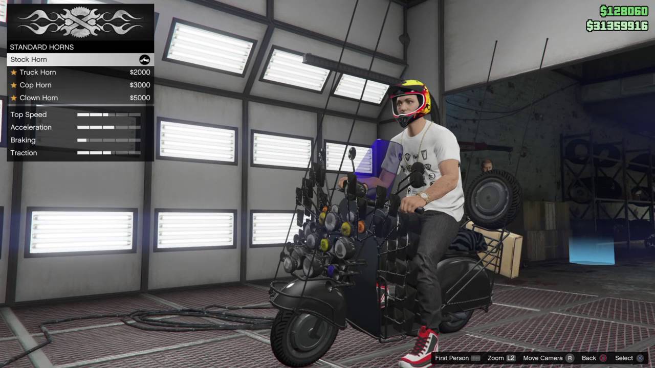 GTA 5 DLC Vehicle Customization (Pegassi Faggio Mod)