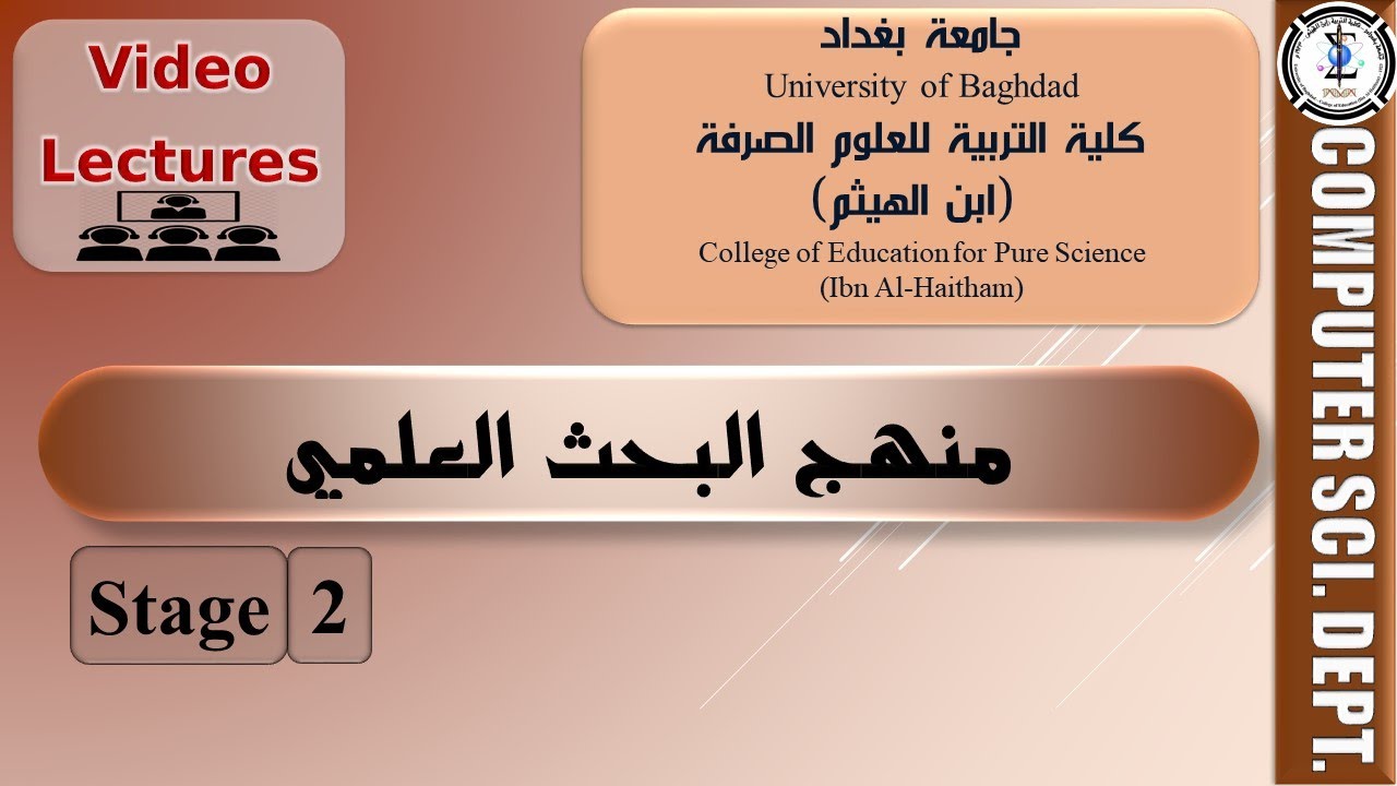 6: الخطوات المتبعة في منهج البحث الوصفي - منهج البحث العلمي