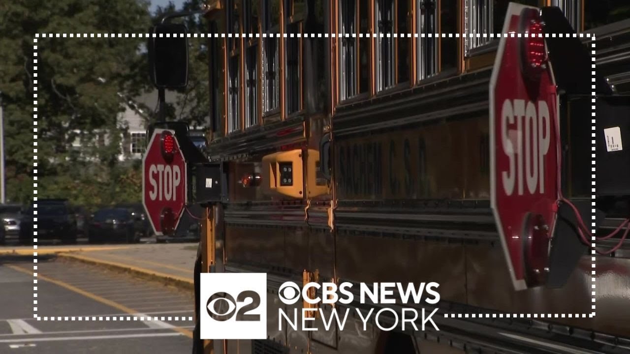 Drivers sue Long Island town over school bus camera violations