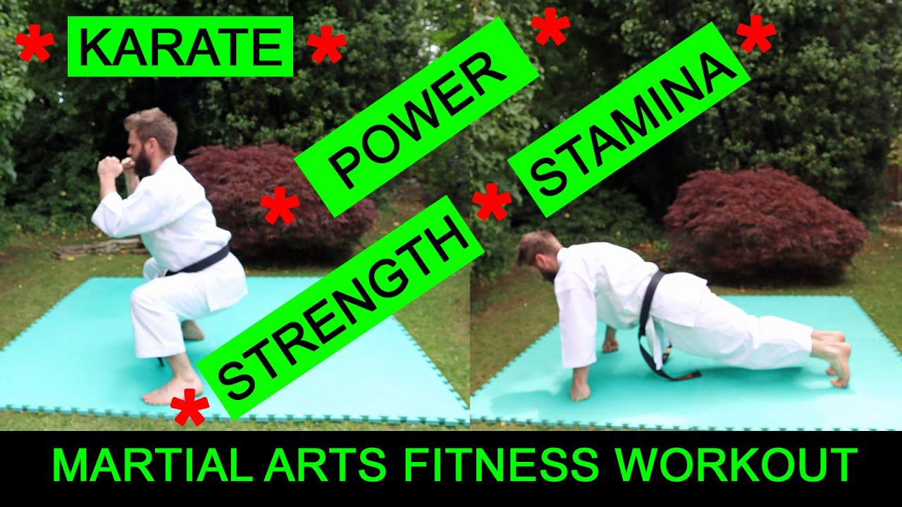 Karate POWER, STRENGTH, STAMINA - Martial Arts Fitness Workout