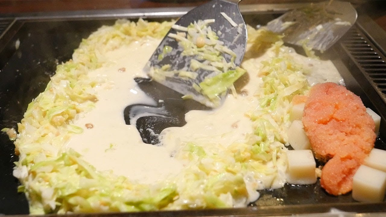 もんじゃの焼き方 - 予約殺到！月島1位に輝いた名店の作り方(解説付き)