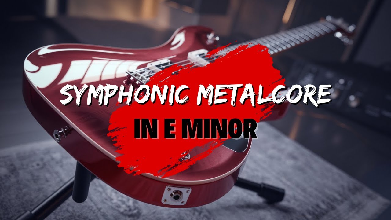 Imperial Symphonic Metalcore Guitar Backing Track In E Minor