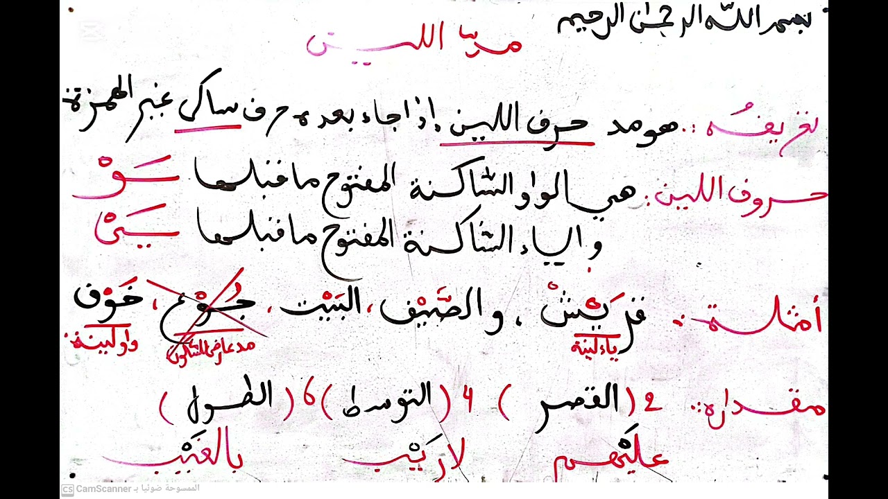 مد اللين