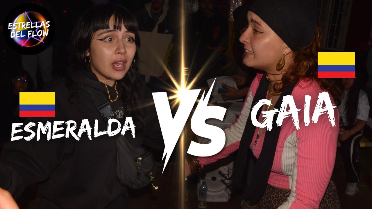 🏆Esmeralda vs Gaia | Octavos | Batallas de freestyle | Estrellas del Flow Colombia F1🇨🇴 | #mujeres 