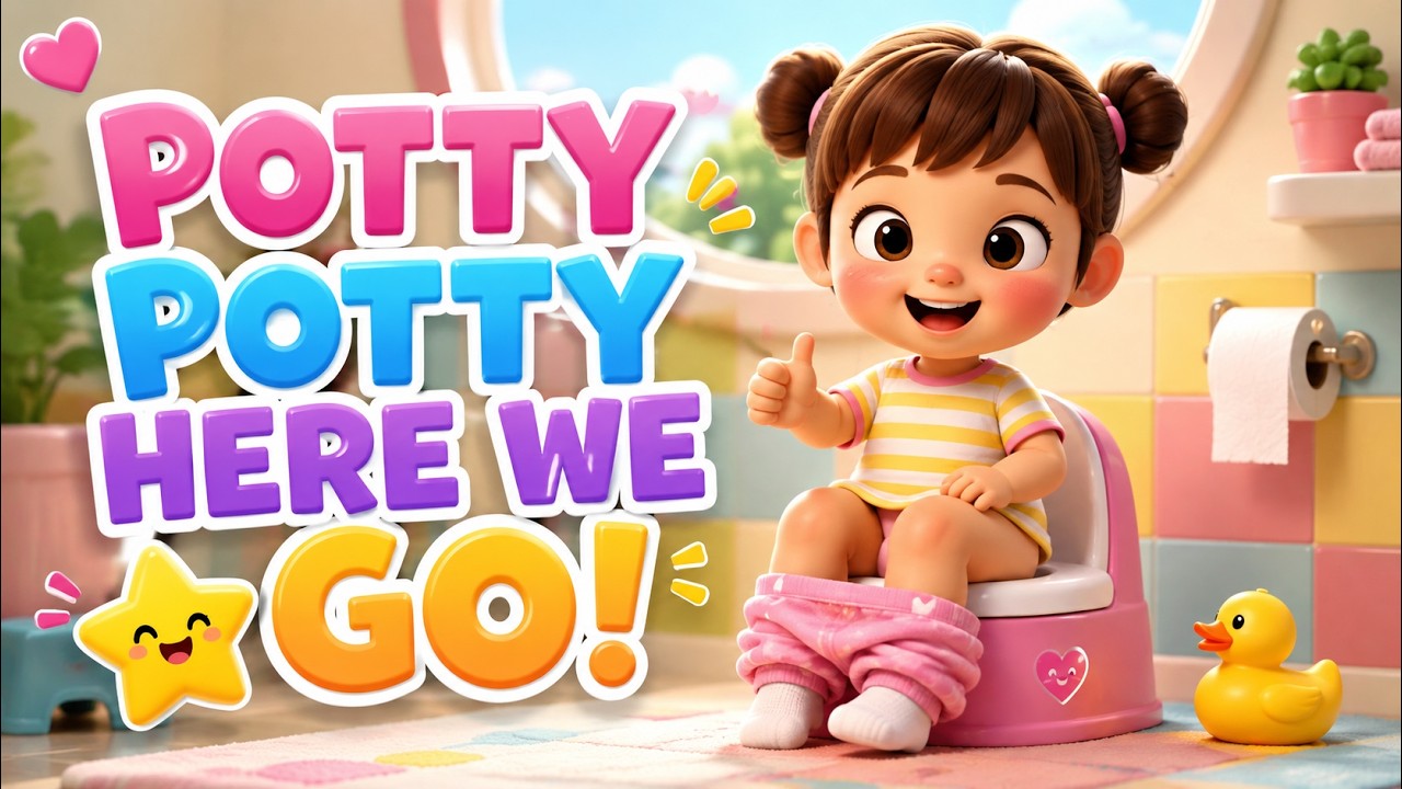 Potty Potty Here We Go! | Fun Potty Training Song for Toddlers
