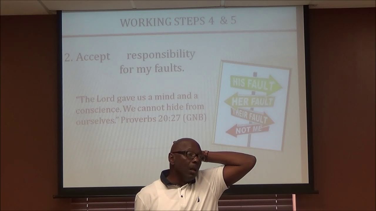 Celebrate Recovery Steps 4 & 5
