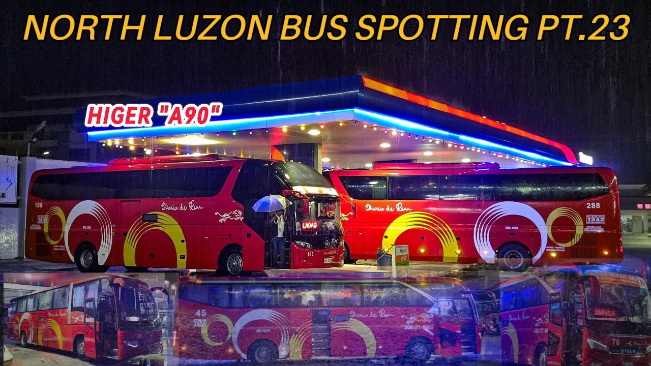 NORTH LUZON BUS SPOTTING PT.23 ll HIGER A90 BUS RIDE