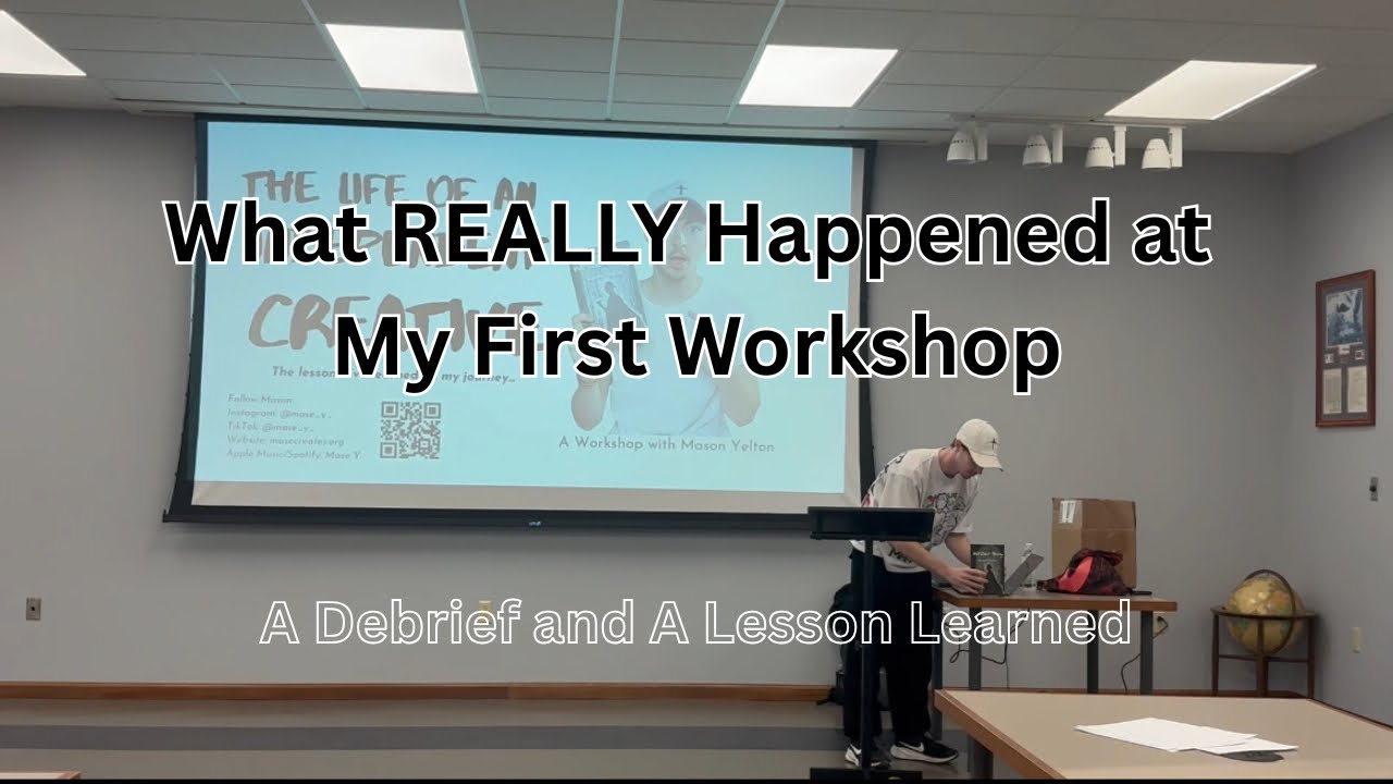 What REALLY Happened at My First Workshop… (A Debrief and a Lesson Learned)