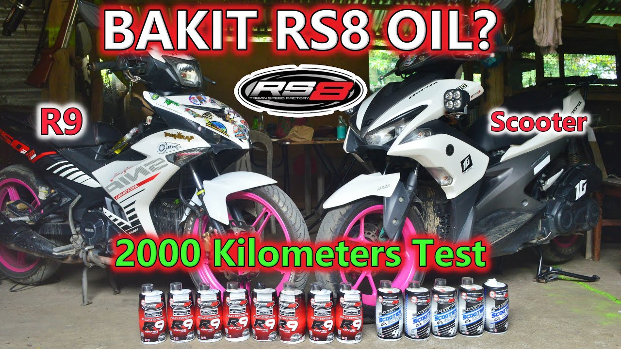 RS8 ENGINE OIL | R9 & SCOOTER |  QUALITY TEST
