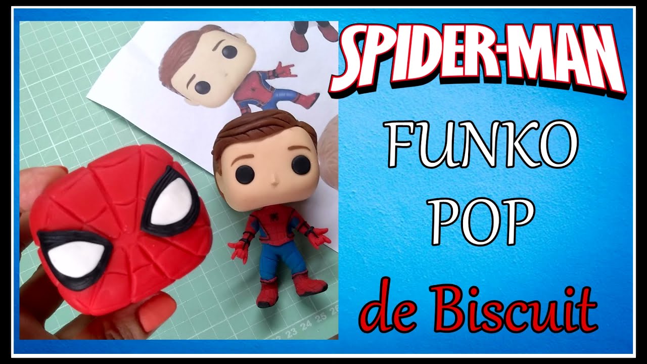 Homem-Aranha - Funko Pop de Biscuit - DIY