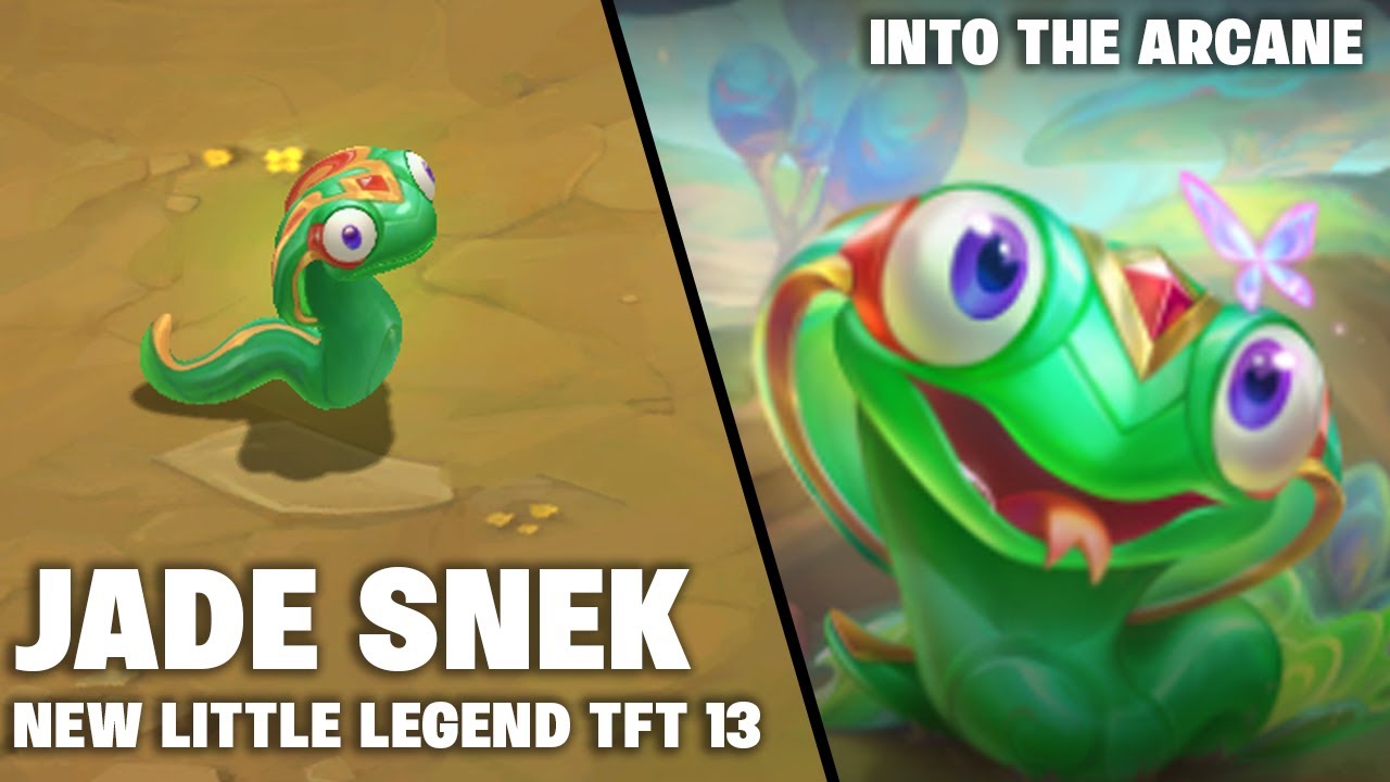 JADE SNEK - LITTLE LEGEND | EMOTES AND MORE | TFT SET 13