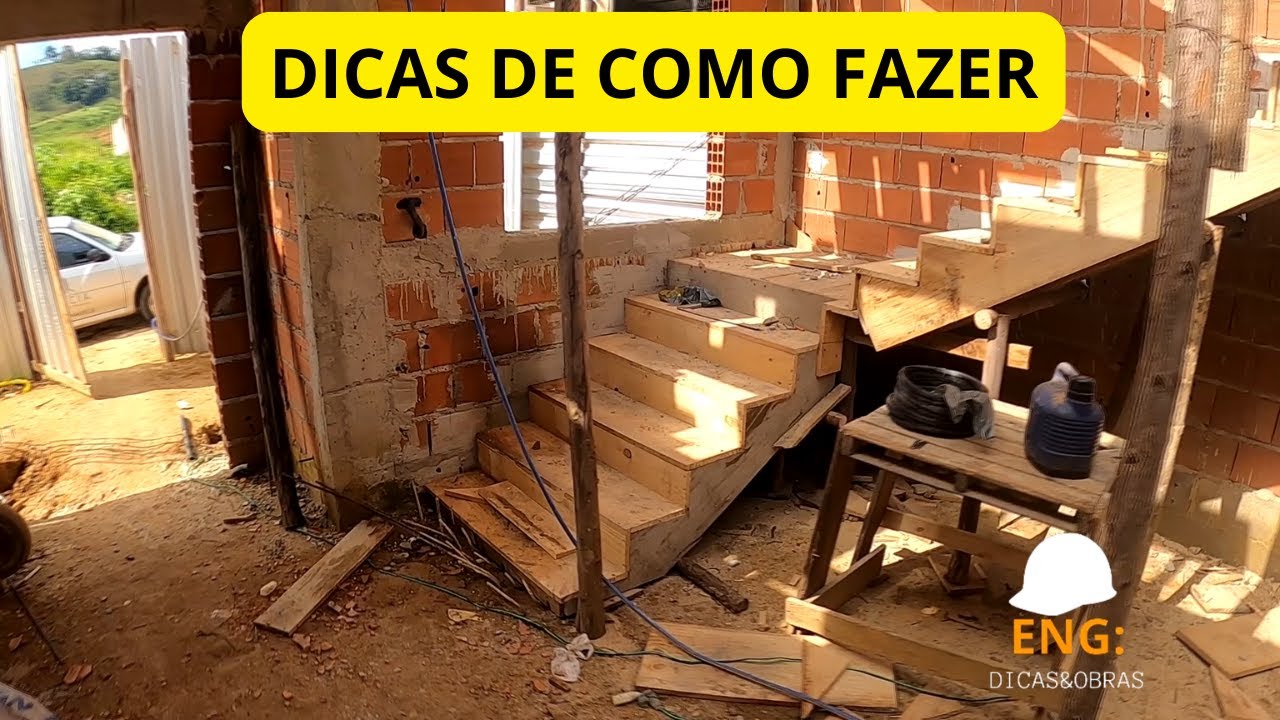 Escada Cascata FÔRMAS parte 2