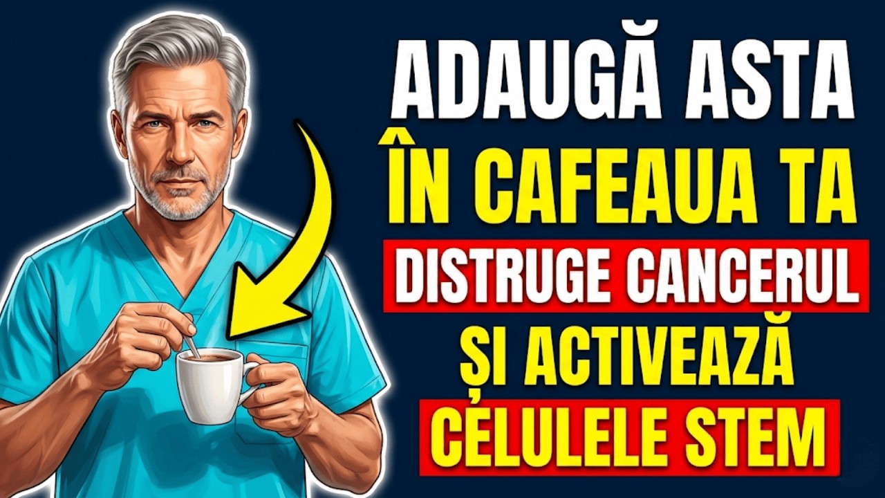 60+? Adaugă ASTA la Cafea - Celule Stem, Anti-Cancer, Metabolism Sănătos