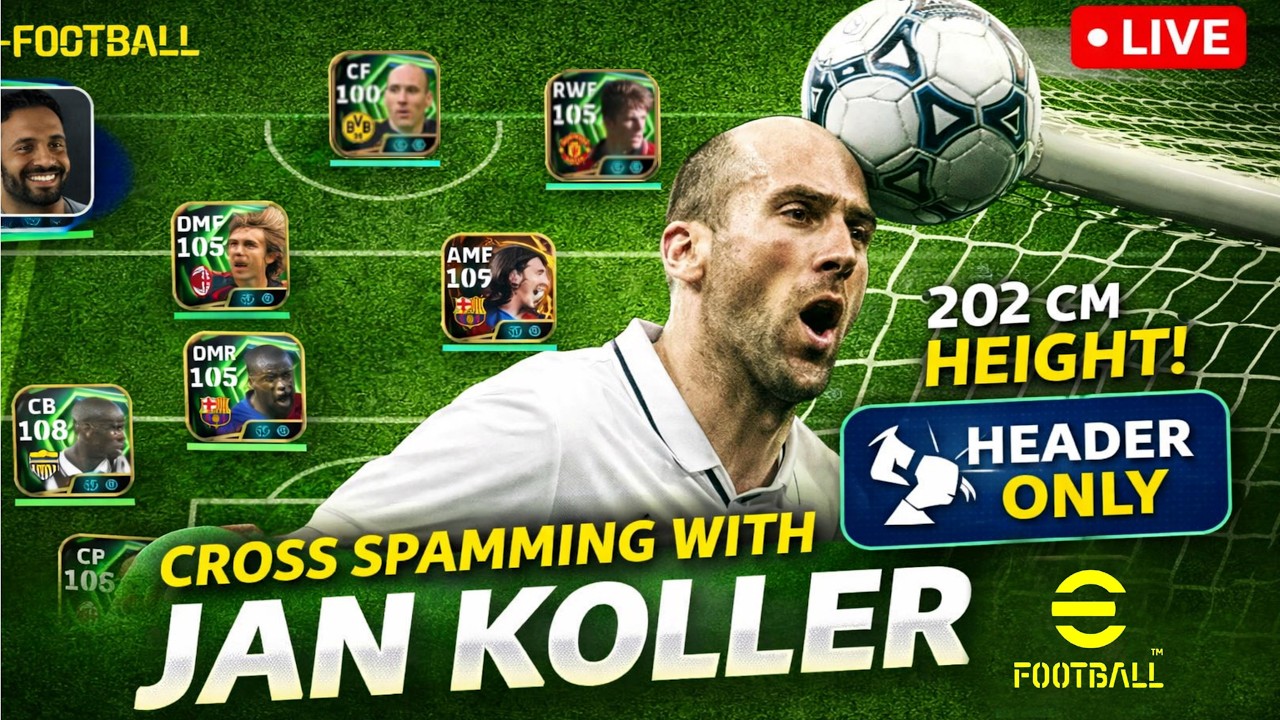Cross Spamming eFootball live ! || Let's play 1v1 and co-op matches together !!