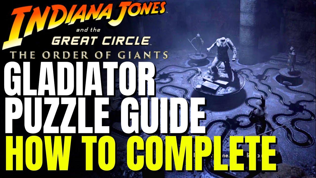 Gladiator Puzzle Guide - The Order Of Giants | Gladiator Maze | Indiana Jones And The Great Circle