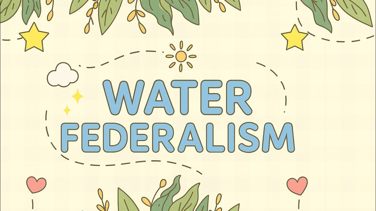 Water Federalism in India: Inter-State Disputes, River Management | UPSC Mains GS2