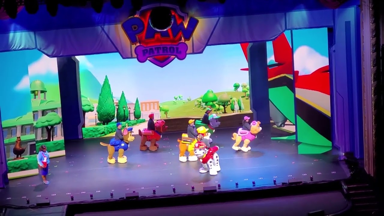 PAW PATROL LIVE | PROVIDENCE PERFORMING ARTS CENTER 2023 | PART 1 | JACKIE AND DAD GO TO PAW PATROL