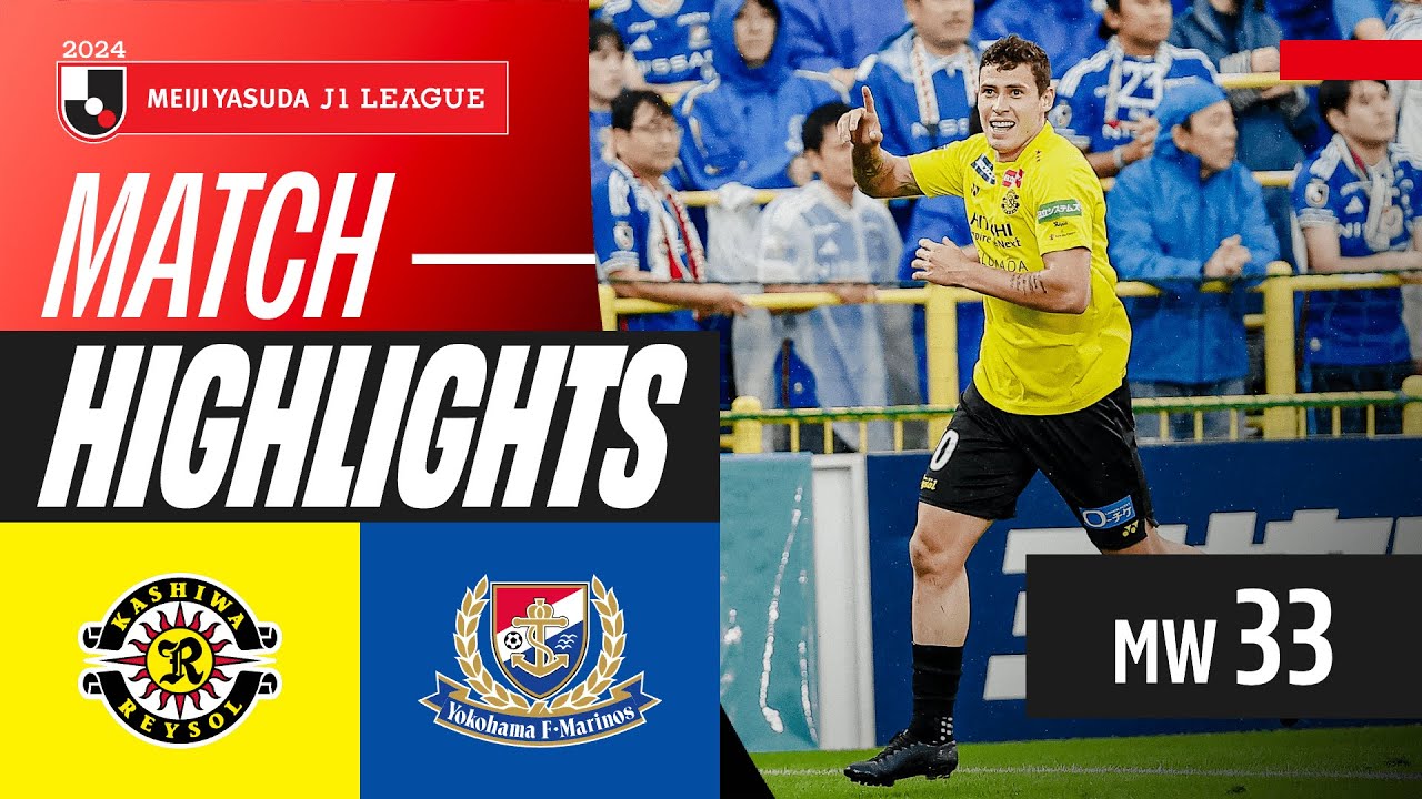 Savio’s Ice-Cold Finish! | Kashiwa Reysol 1-0 Yokohama F･Marinos | 2024 J1 LEAGUE HIGHLIGHTS | MW 33