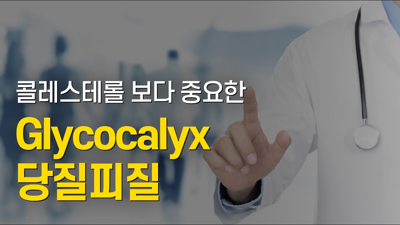 콜레스테롤 수치보다 더 중요한 염증 검사들: 당질피질 (Glycocalyx)