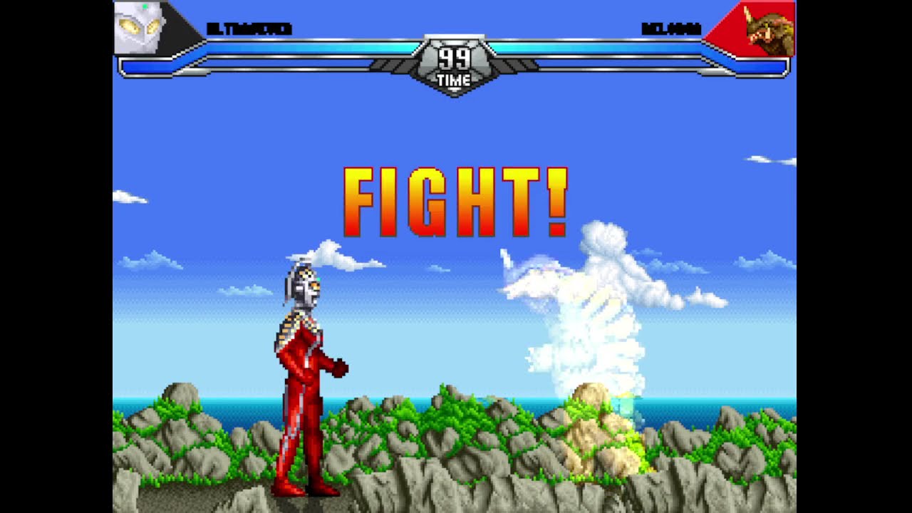 Ultraman MUGEN Tournament Round 1 - Ultraseven vs. Neronga
