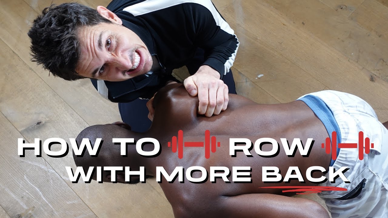 HOW TO ROW WITH MORE BACK & reduce scapular winging!