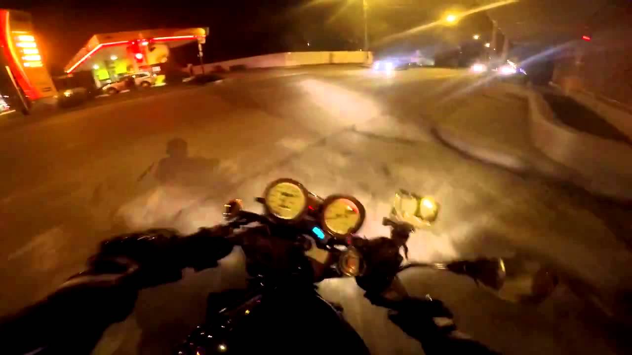 Погоня полиция vs мотоциклист Suzuki Bandit 400