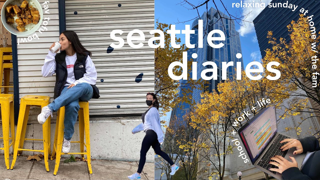 seattle diaries | morning run, relaxing sunny fall day, student life