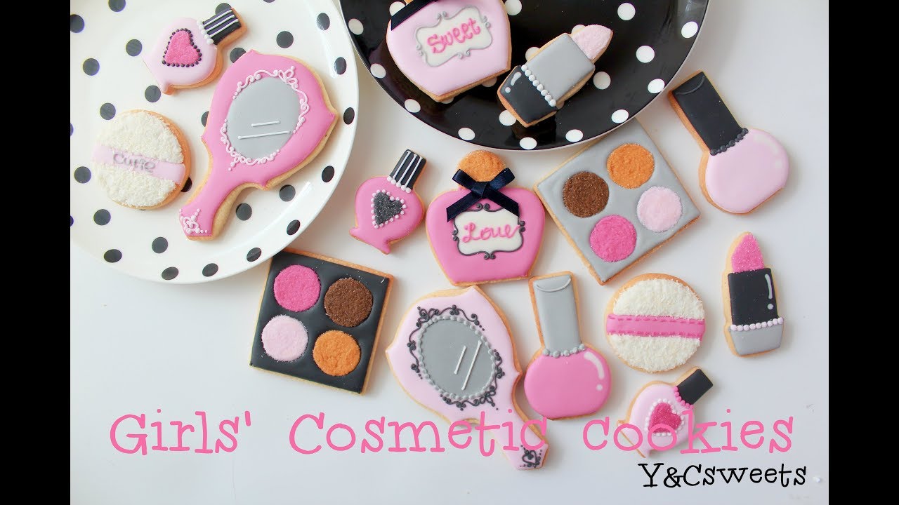 【 Girls' Cosmetic cookies 】ガールズコスメのアイシングクッキー