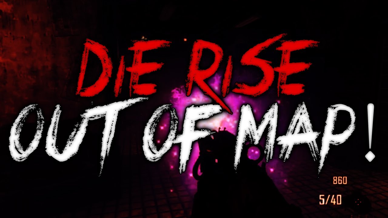 Black Ops 2 Zombies: Die Rise - OUT OF MAP! (MUST WATCH)  You Just Got Trolled! XD