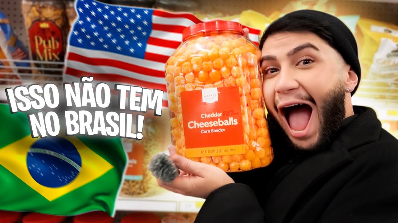 COMO É UM SUPERMERCADO DOS ESTADOS UNIDOS? 