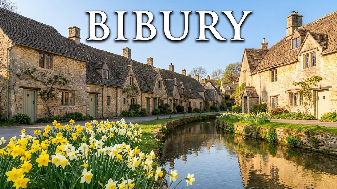 🇬🇧 Bibury, Cotswolds Spring Walk | Forbes&rsquo; Most Beautiful Village [4K]