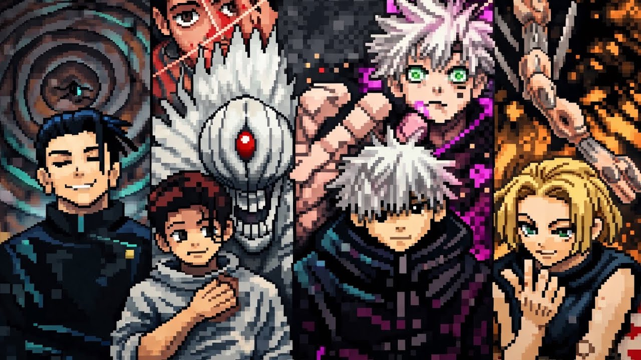 CACEI TODOS OS FEITICEIROS JUJUTSU POR 24 HORAS 