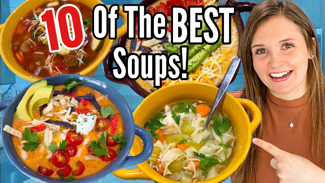 WHAT'S FOR DINNER? 10 Tried & True SOUP Recipes! | Tasty and Filling Soup Collection | Julia Pacheco