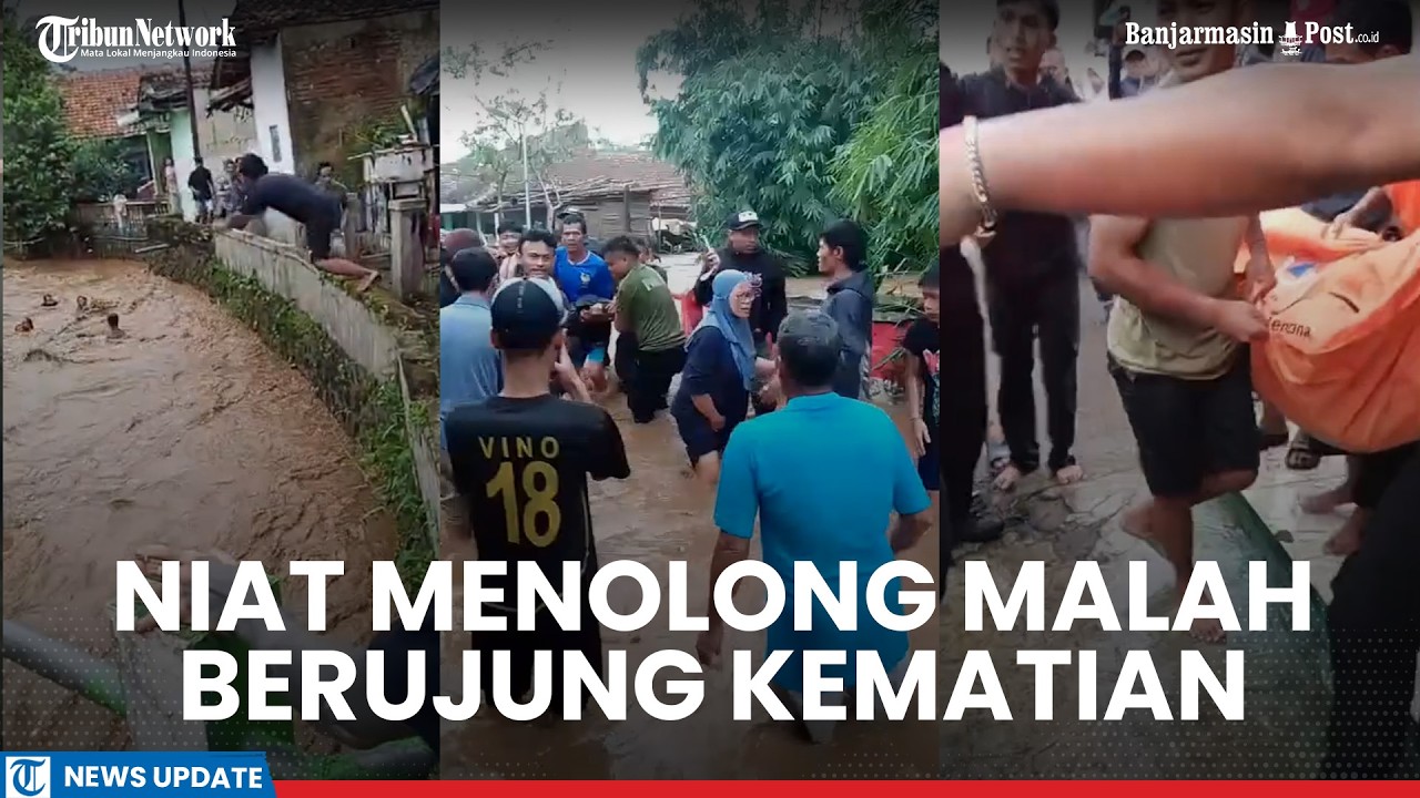 Aksi Penyelamatan Berujung Petaka, 6 Warga di Banjaran Hanyut, 1 Tewas dan 1 Masih Hilang