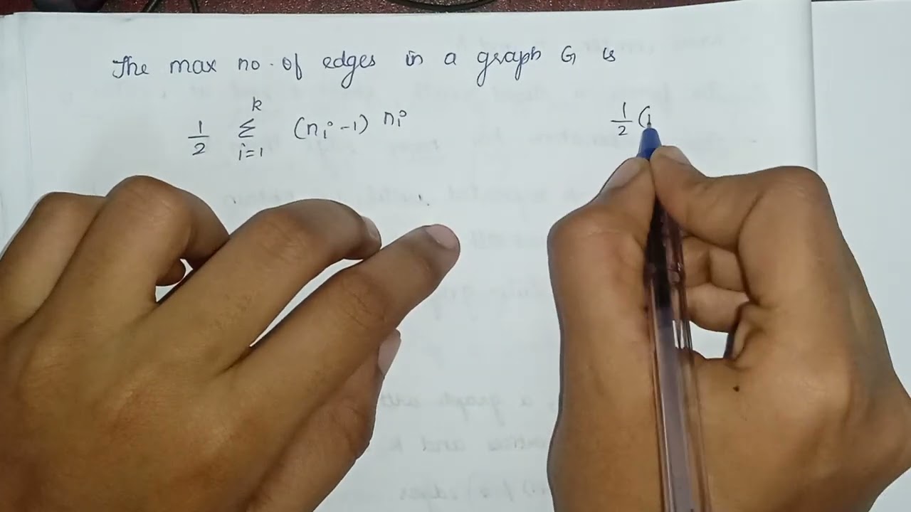 A simple graph with n vertices and k components can have at most ((n - k) * (n - k + 1) / 2 ) edges
