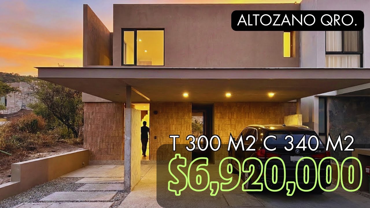 Casa de 243 m2 en Altozano Queretaro $6,920,000 hasta 4 habitaciones y 4 baños completos. 