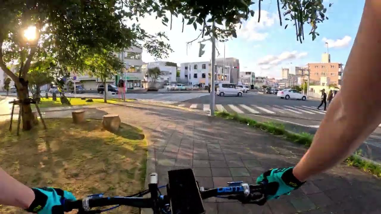 Chill Bike Ride in Okinawa Japan