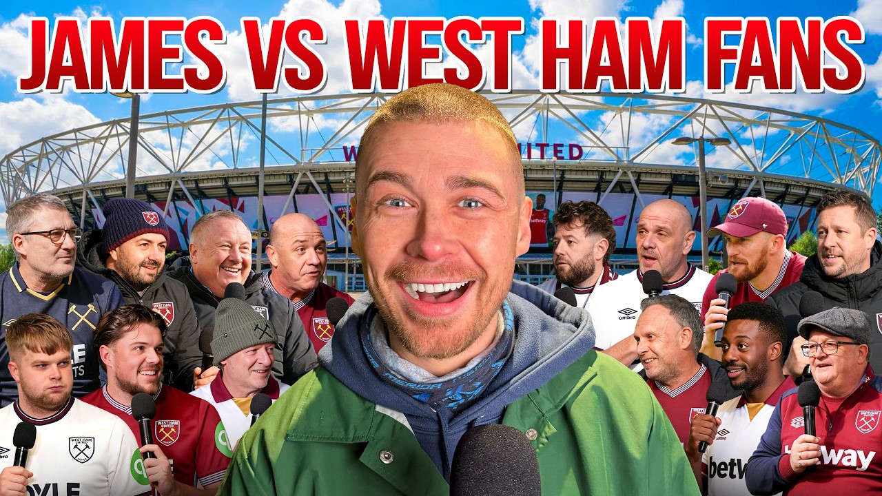 @JamesLawrenceAllcott DEBATES West Ham Fans Outside London Stadium