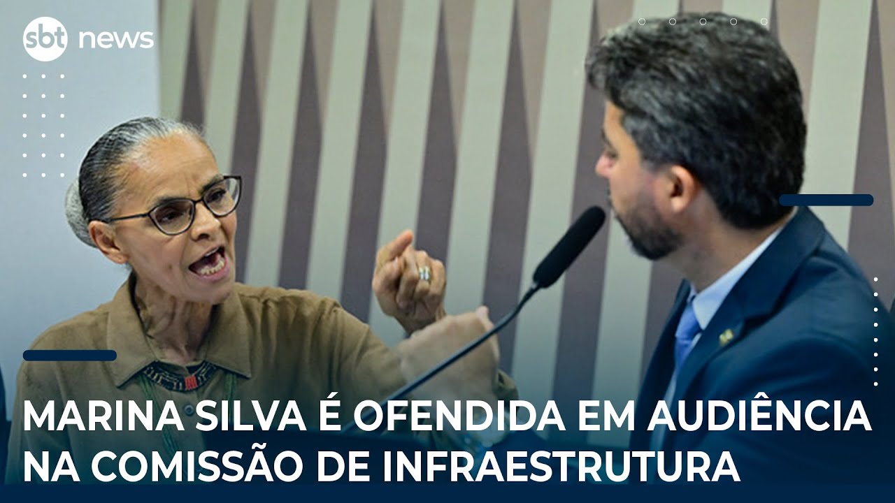 Senador manda Marina Silva se colocar em seu lugar e ela diz que não é mulher submissa