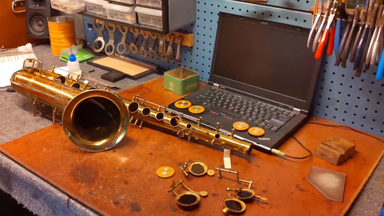 Saxophone Repair Tip: Shellac Bed in Deep Key Cups