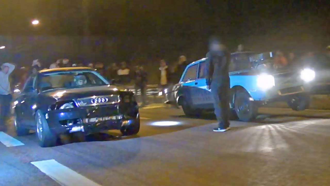 Turbo Audis vs The World - Small Tire STREET RACING!