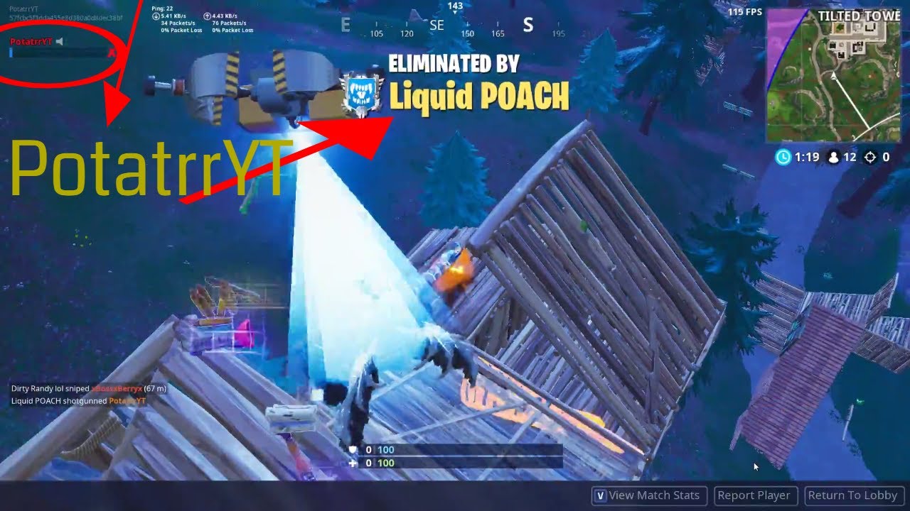when liquid poach nuts on you in fortnite.