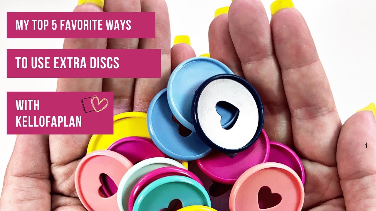 My Top 5 Favorite Ways to Use Extra Happy Planner Discs