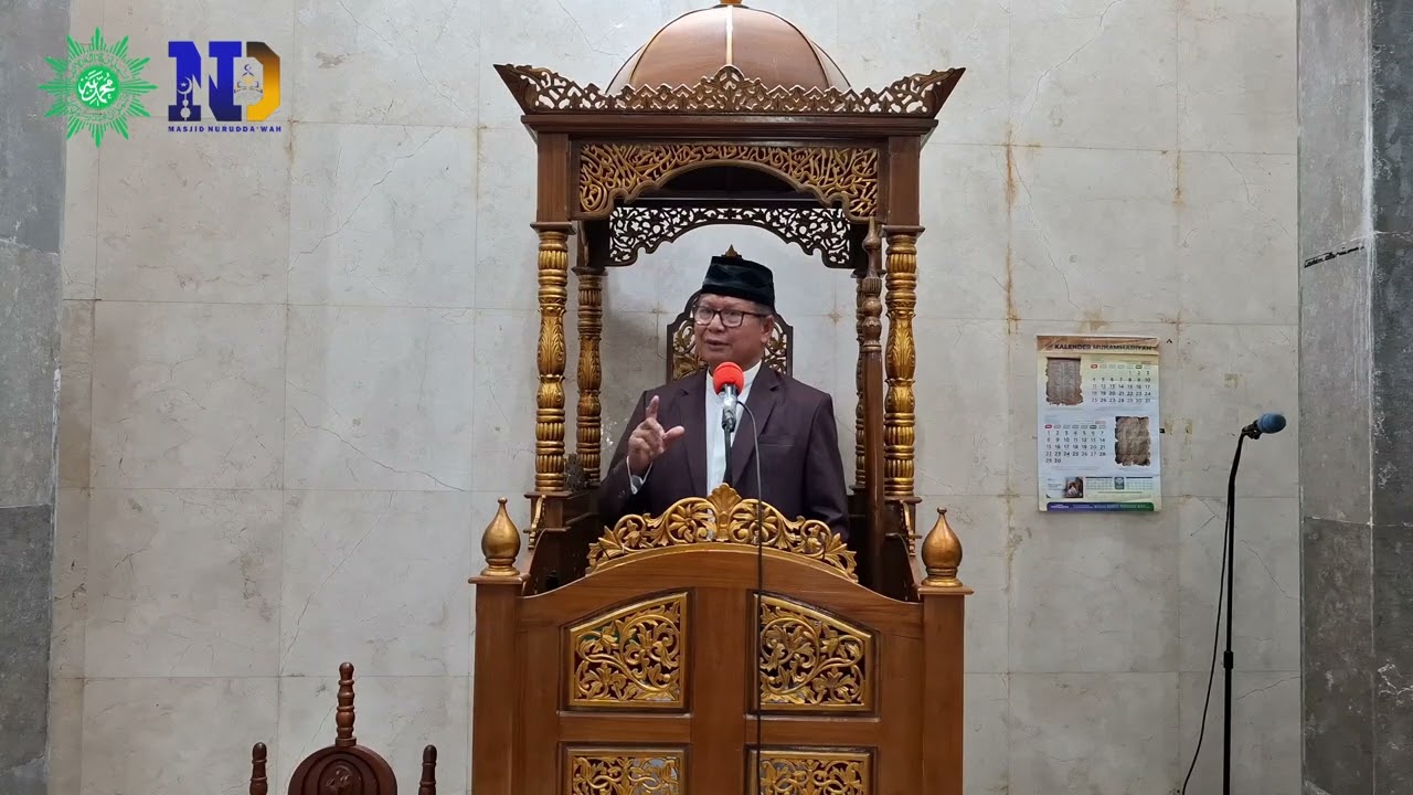 Khutbah Jum'at Bersama Ustdz Drs. Amir MR, M.Pd di Masjid Nurudda'wah Muhammadiyah Mamajang
