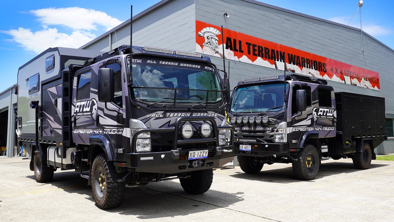Rick & Johno visit All Terrain Warriors Sunshine Coast | 4x4 Trucks | Expedition Trucks